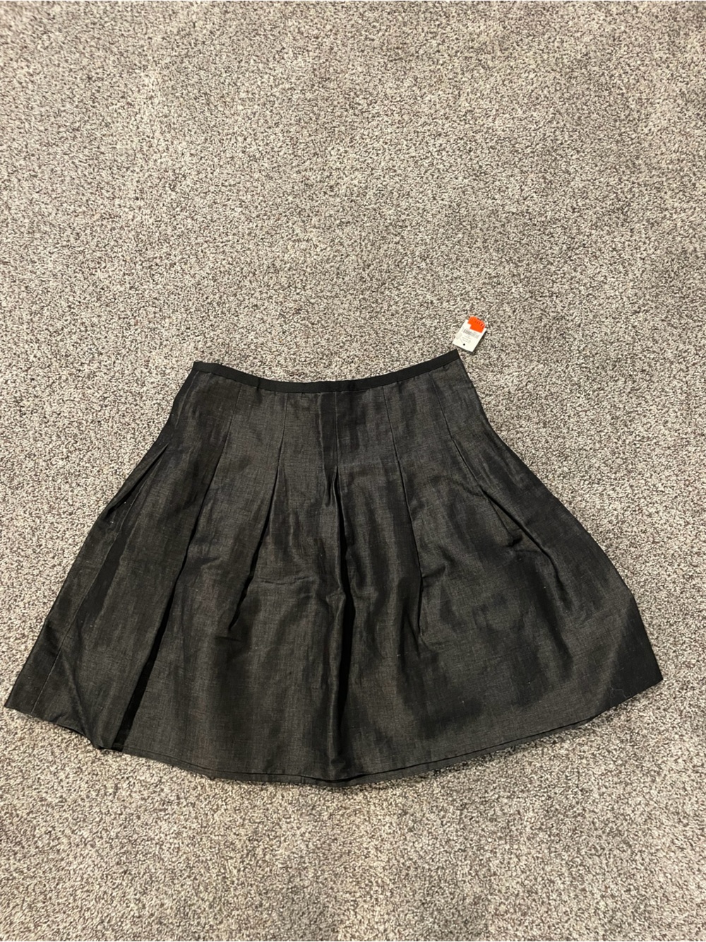 GAP Black Pleated A-Line Skirt